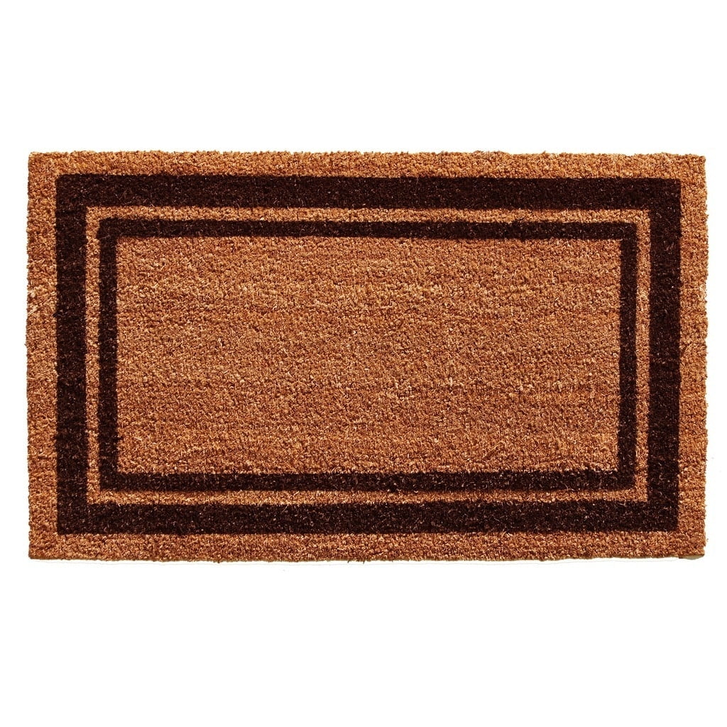 Calloway Mills Brown Border Doormat 24" x 36"
