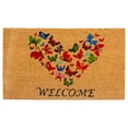 thumbnail image 1 of Calloway Mills Butterfly Welcome Outdoor Doormat, 1 of 7
