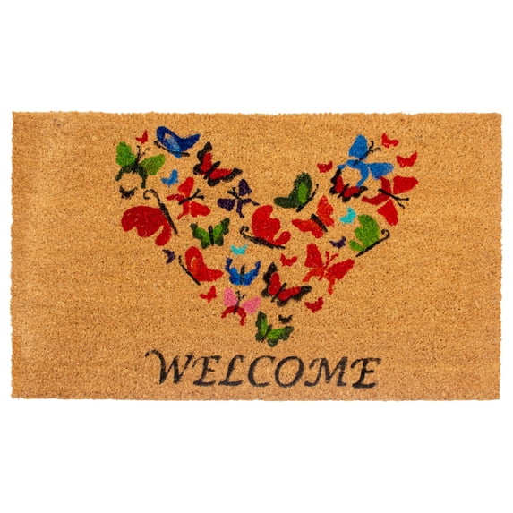 Calloway Mills Butterfly Welcome Outdoor Doormat