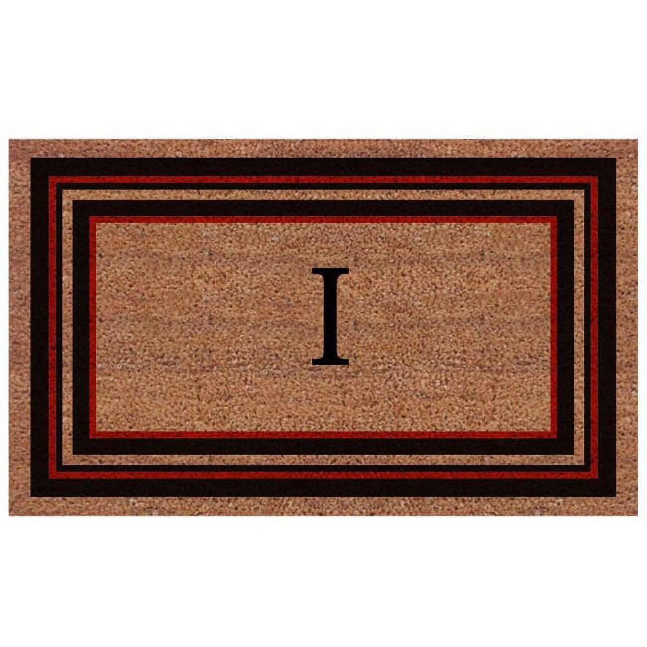 Calloway Mills Calloway Mills Esquire Monogram Outdoor Doormat, Extra-thick 18" x 30" (Letter I)