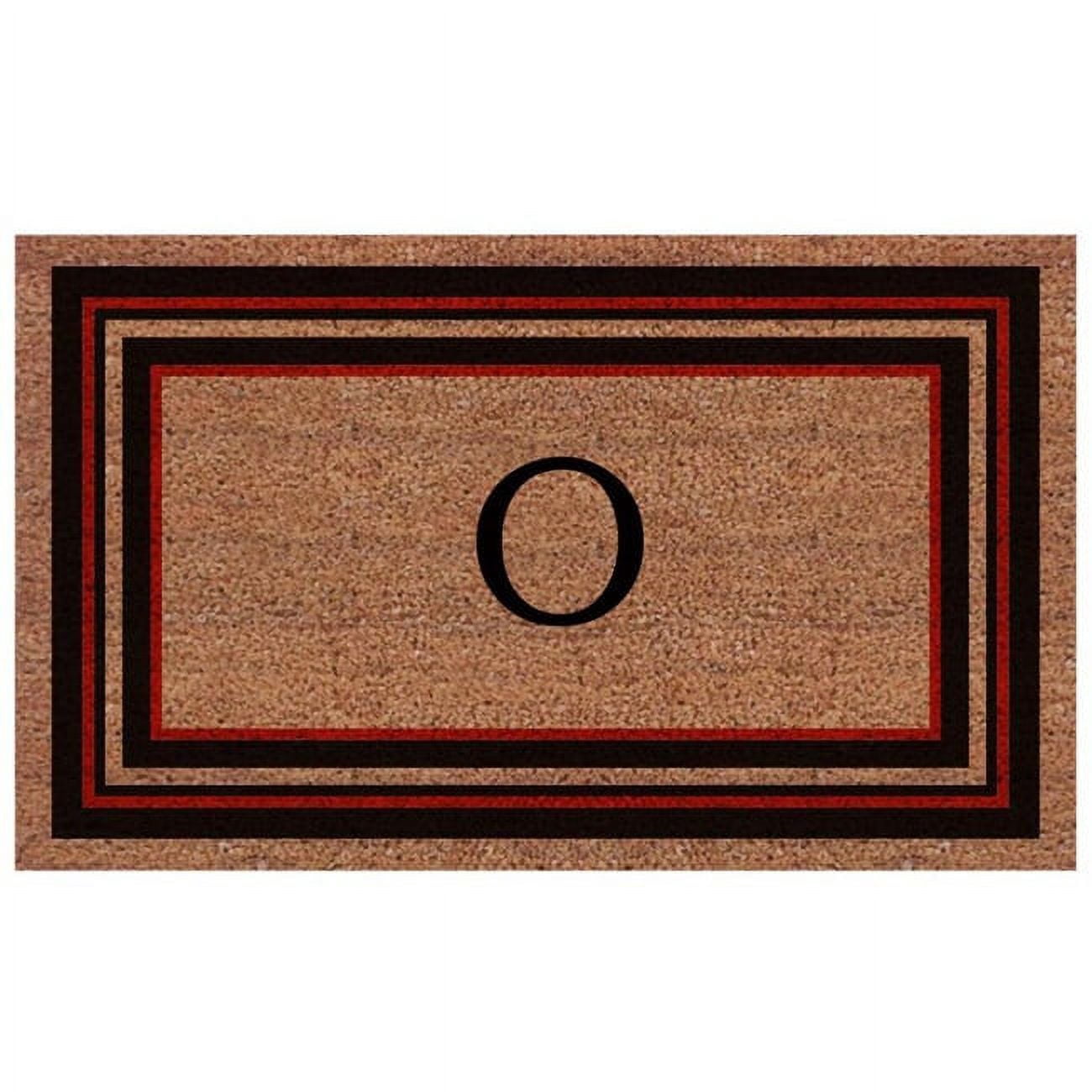 Calloway Mills Calloway Mills Esquire Monogram Outdoor Doormat, Extra-thick 18" x 30" (Letter O)