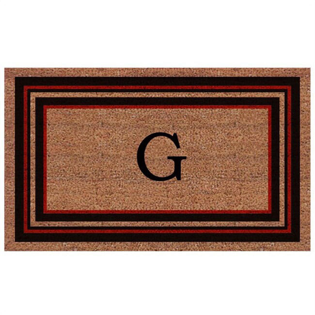 Calloway Mills Calloway Mills Esquire Monogram Outdoor Doormat, Extra-thick 2' x 3' (Letter G)