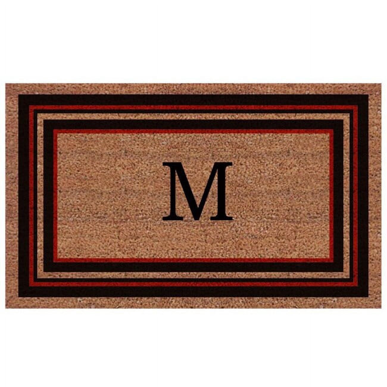 Calloway Mills Calloway Mills Esquire Monogram Outdoor Doormat, Extra-thick 2' x 3' (Letter M)