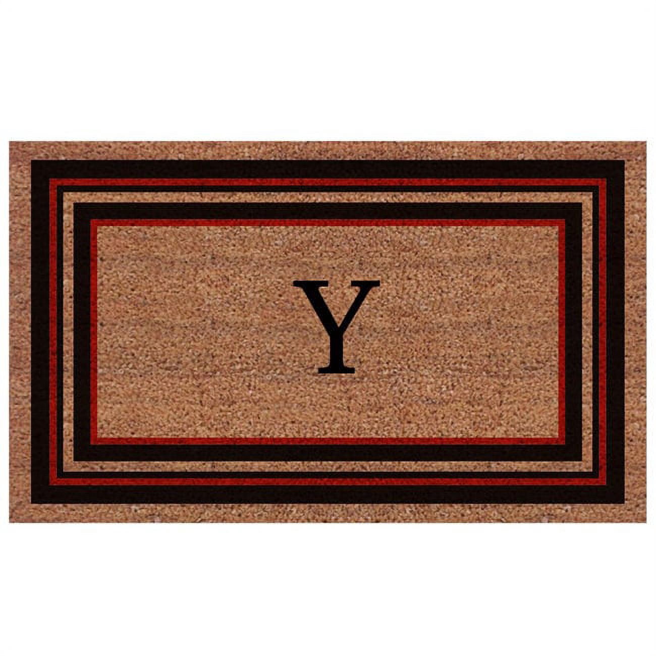 Calloway Mills Calloway Mills Esquire Monogram Outdoor Doormat, Extra-thick 2' x 3' (Letter Y)