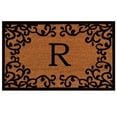 thumbnail image 1 of Calloway Mills Chateaux Monogram Outdoor Doormat 18" x 30" (Letter R), 1 of 1