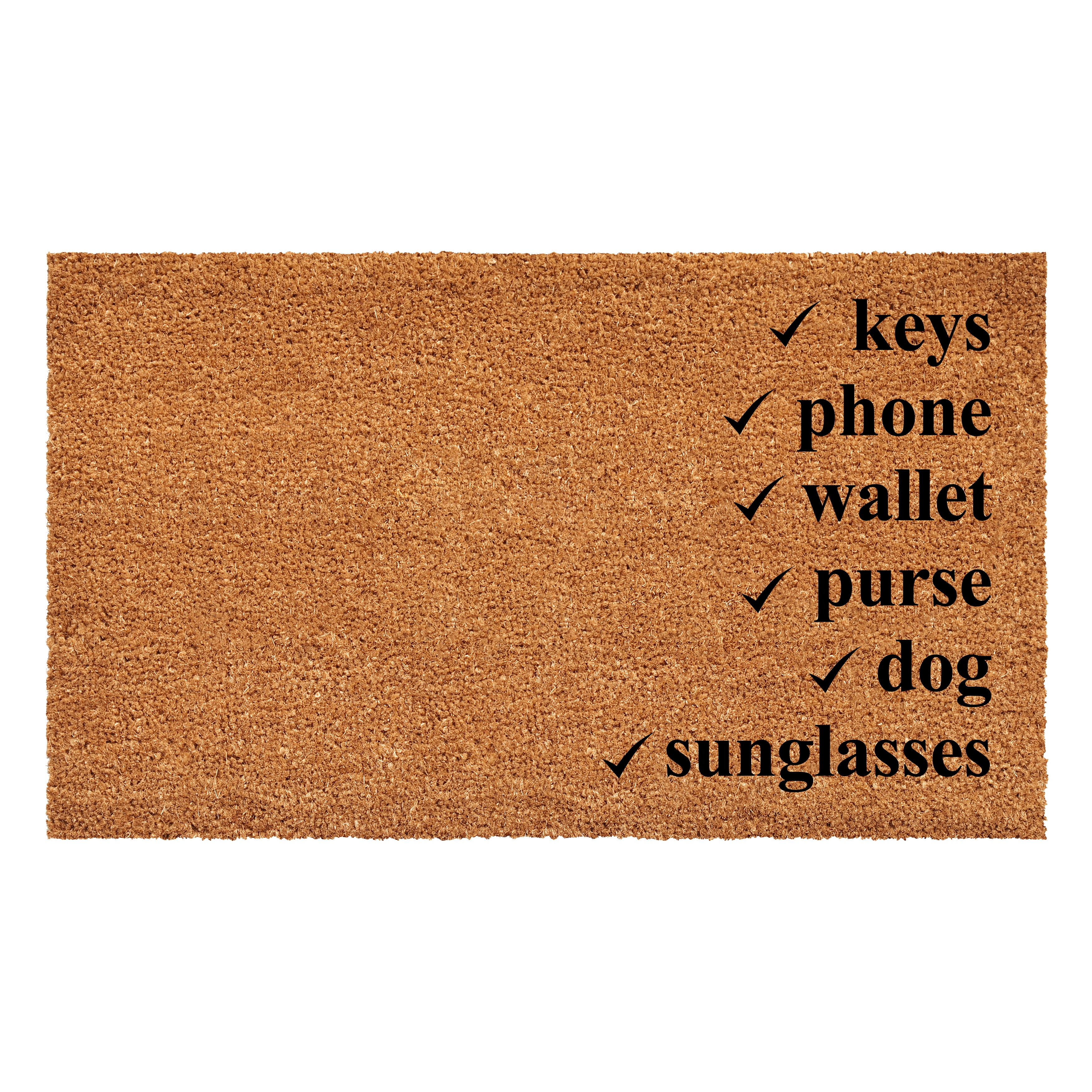 Calloway Mills Checklist Doormat