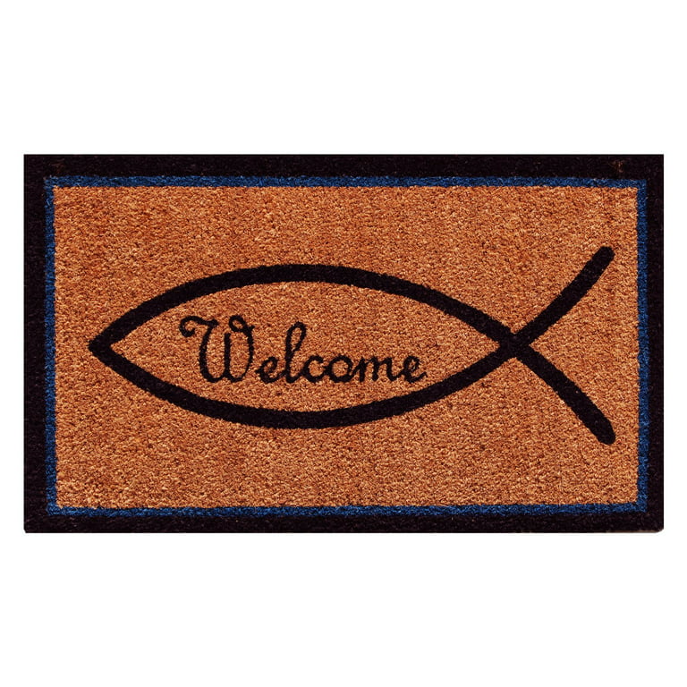Calloway Mills 107383048 Modern Black Welcome Doormat 30 x 48
