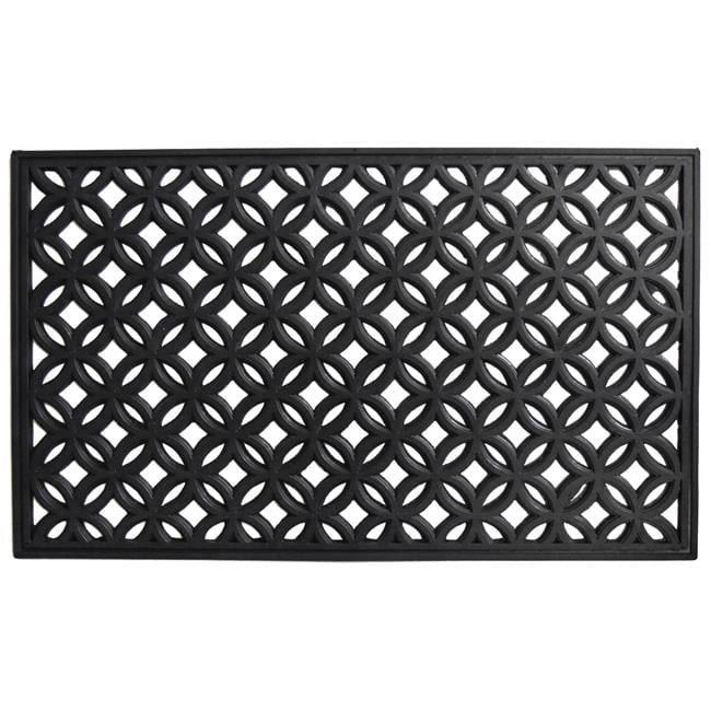 Calloway Mills Circles Rubber Outdoor Doormat 18" x 30"
