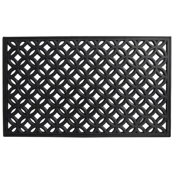 Calloway Mills Circles Rubber Outdoor Doormat 18" x 30"