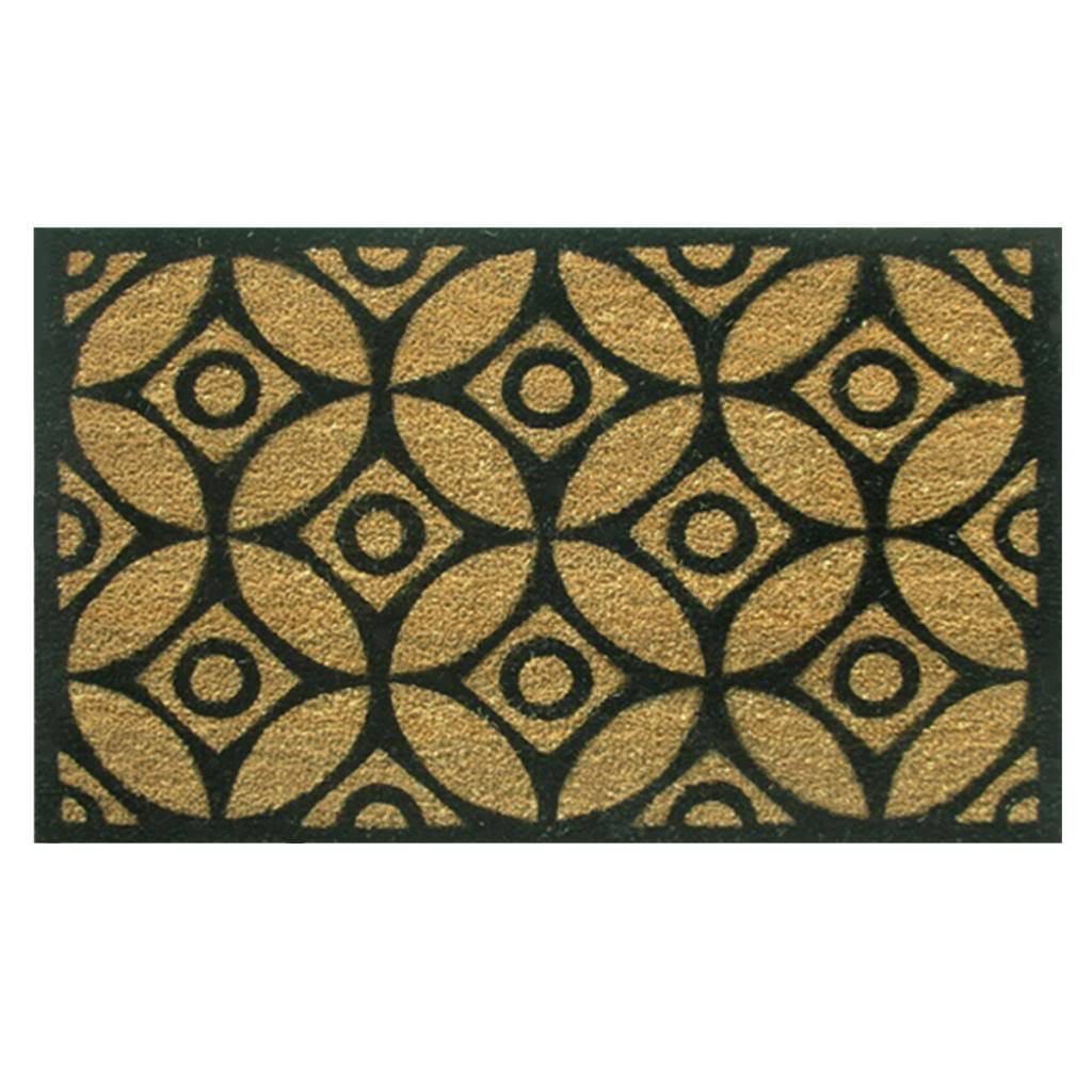 Calloway Mills Circles and Stars Outdoor Doormat 2' x 3'