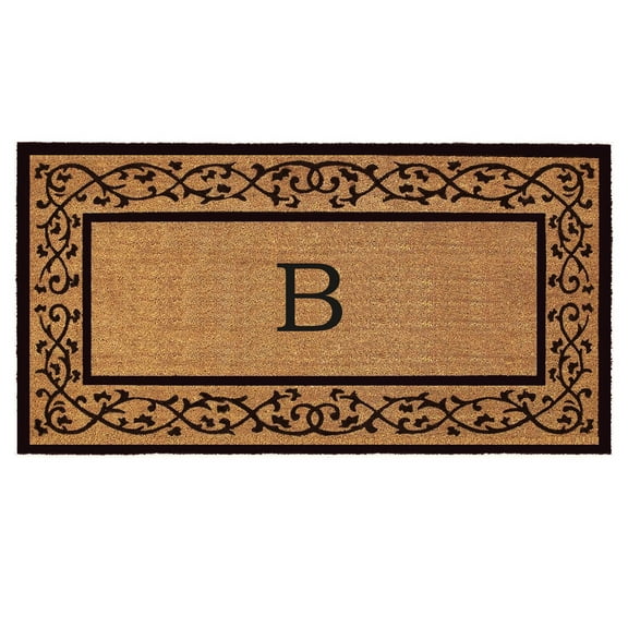 Calloway Mills Coir Abbington Monogram Doormat 3' x 6' (Letter B)