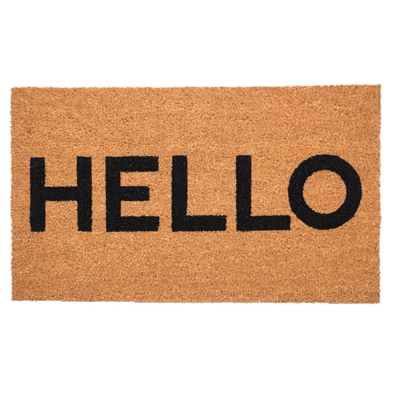 Calloway Mills Contemporary Black Hello 24" x 36"