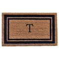 thumbnail image 1 of Calloway Mills Dark Blue Border 18" x 30" Monogram Outdoor Doormat (Letter U), 1 of 1