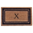 thumbnail image 1 of Calloway Mills Dark Blue Border 24" x 36" Monogram Outdoor Doormat (Letter Y), 1 of 1