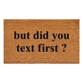 thumbnail image 1 of Calloway Mills 108713048 30 x 48 in. Did you Text First Rectangular Doormat, Multi Color, 1 of 4