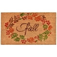 thumbnail image 1 of Calloway Mills Fall Wreath Outdoor Doormat, 1 of 5