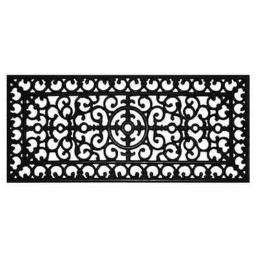 Calloway Mills Fleur De Lis Outdoor Rubber Doormat, 17" x 41"