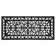 Calloway Mills Fleur De Lis Outdoor Rubber Doormat, 18" x 30"