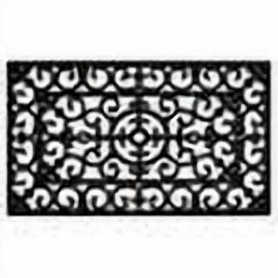 Calloway Mills Fleur De Lis Outdoor Rubber Doormat, 18" x 30"