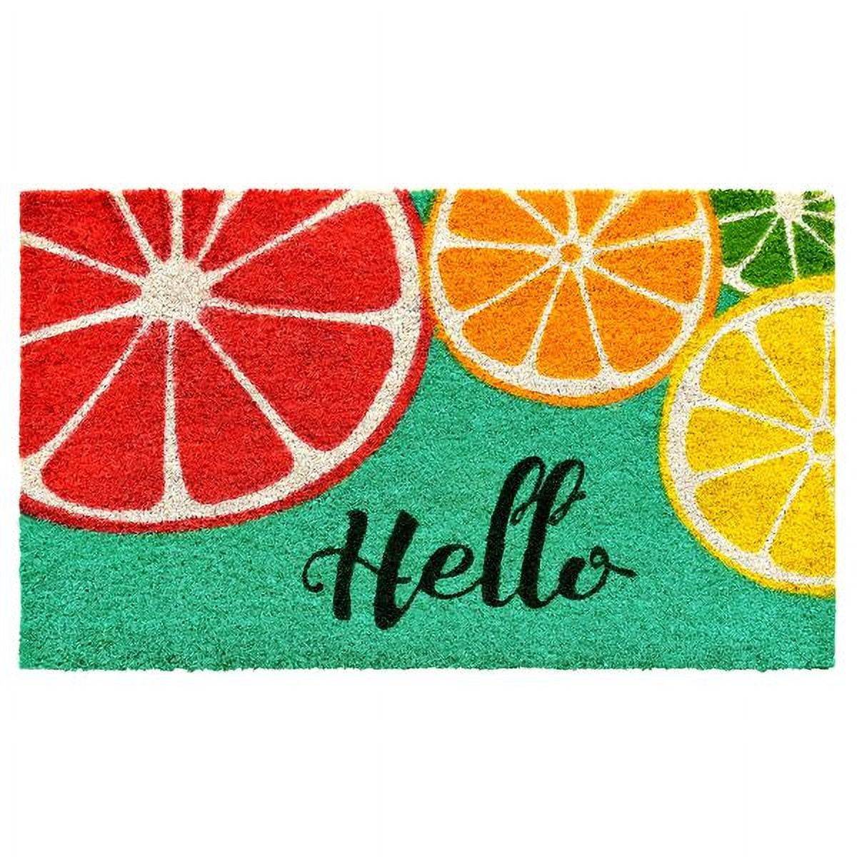 Calloway Mills Fruit Hello Outdoor Doormat