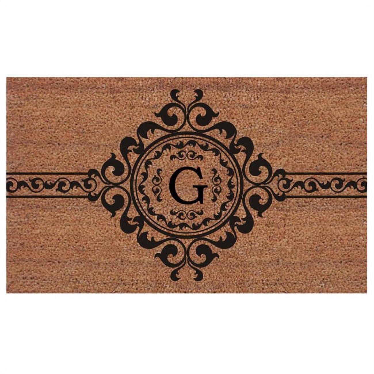 Calloway Mills Garbo Monogram Outdoor Doormat, Extra-Thick 2' x 3' (Letter G)