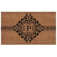 thumbnail image 1 of Calloway Mills Garbo Monogram Outdoor Doormat, Extra-Thick 2' x 3' (Letter P), 1 of 5