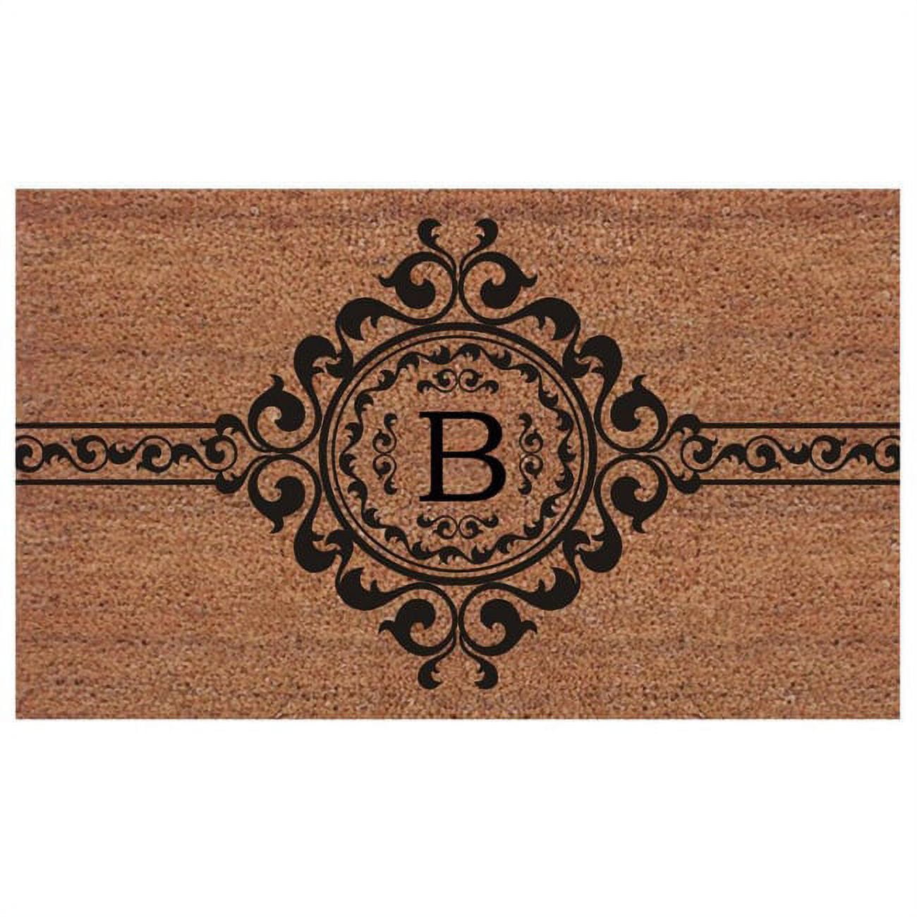 Calloway Mills Garbo Monogram Outdoor Doormat, Extra-thick 18" x 30" (Letter B)
