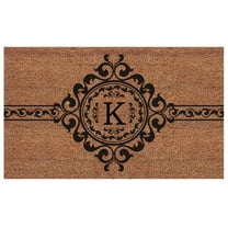 Calloway Mills Garbo Monogram Outdoor Doormat, Extra-thick 2' x 3' (Letter K)