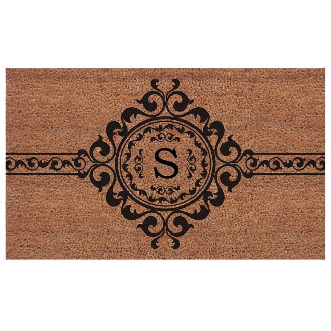 Calloway Mills Garbo Monogram Outdoor Doormat, Extra-thick 2' x 3' (Letter S)