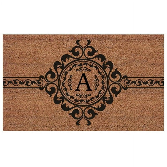Calloway Mills Garbo Monogram Outdoor Doormat, Extra-thick 2' x 3' (Letter U)