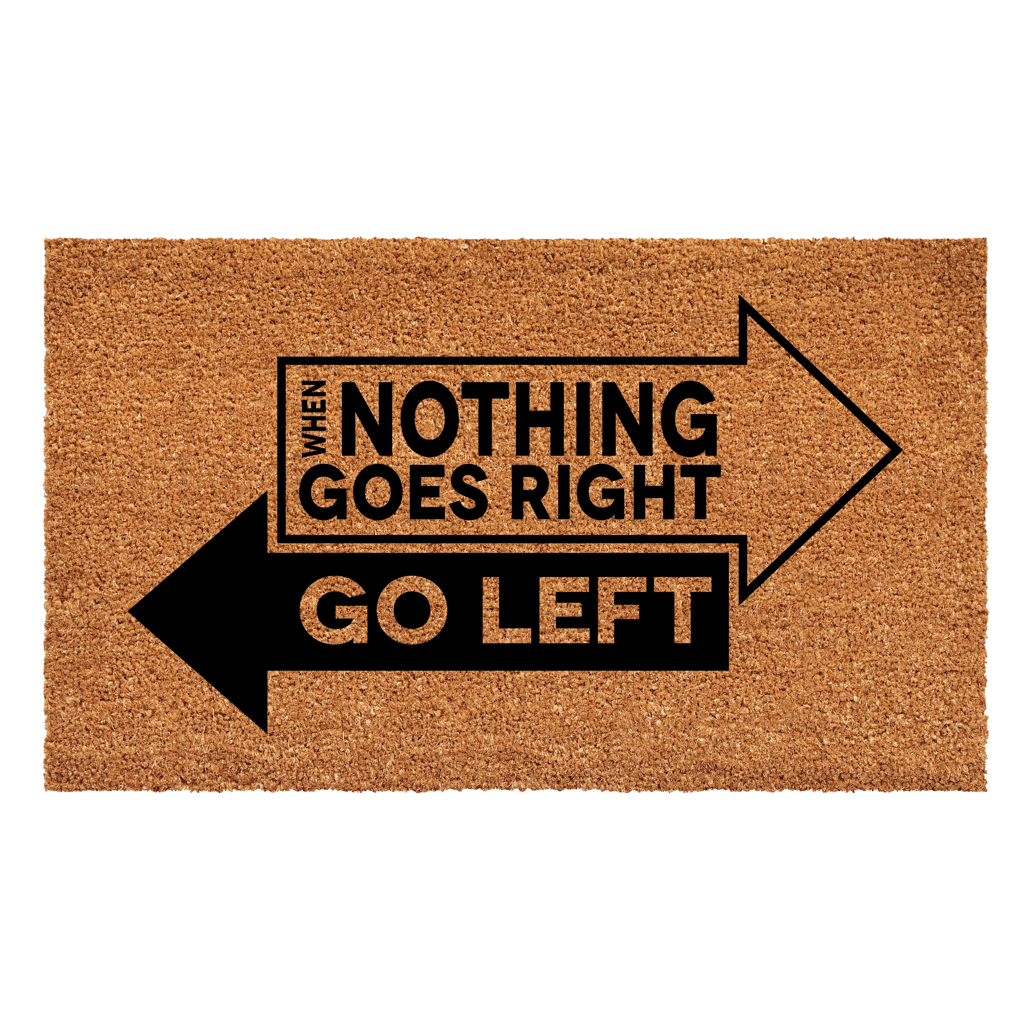 Calloway Mills 108182448 Go Left Doormat, 24 x 48 in.