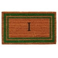 thumbnail image 1 of Calloway Mills Green Border 18" x 30" Monogram Outdoor Doormat (Letter I), 1 of 1