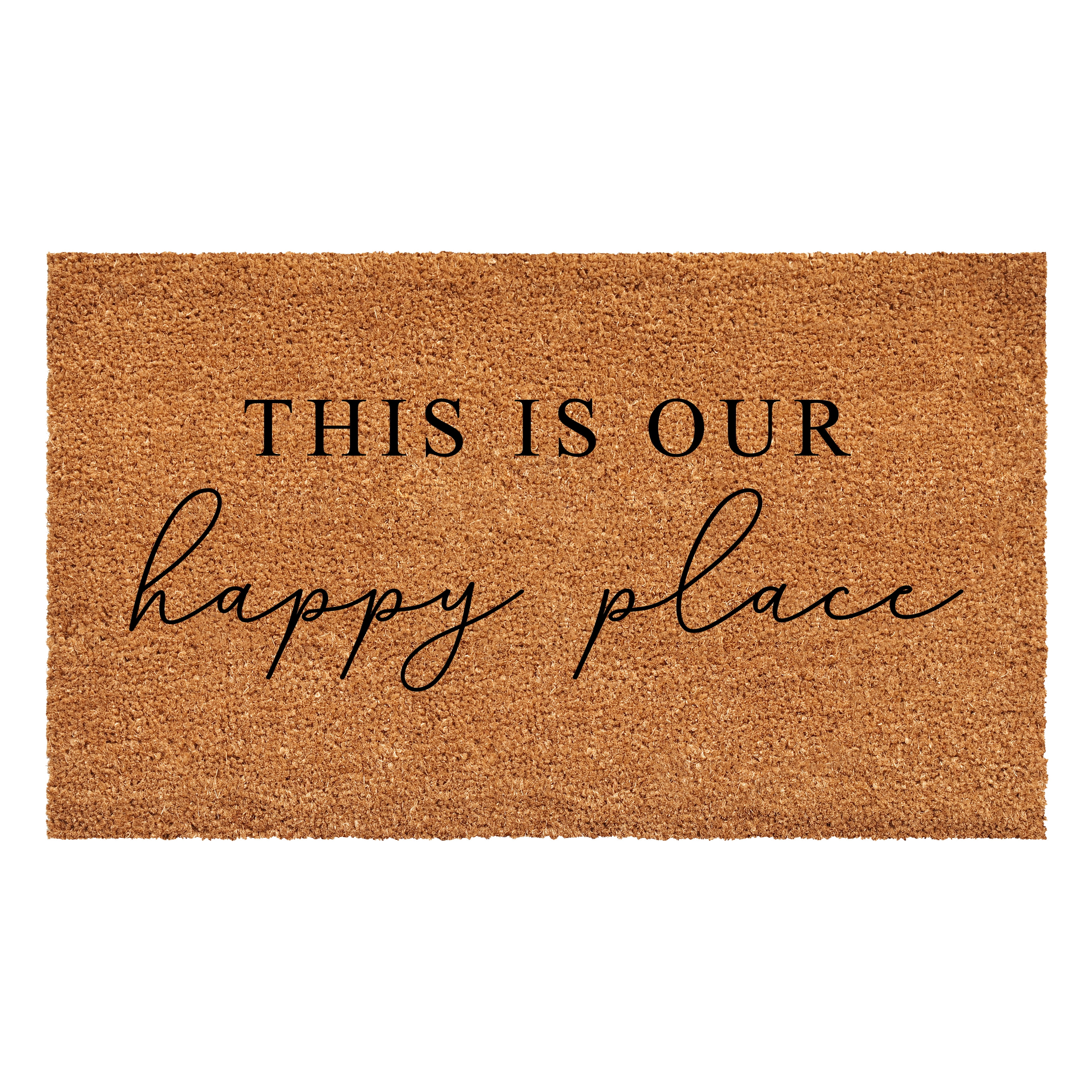 Calloway Mills 108312448 Happy Place Doormat, 24 x 48 in.