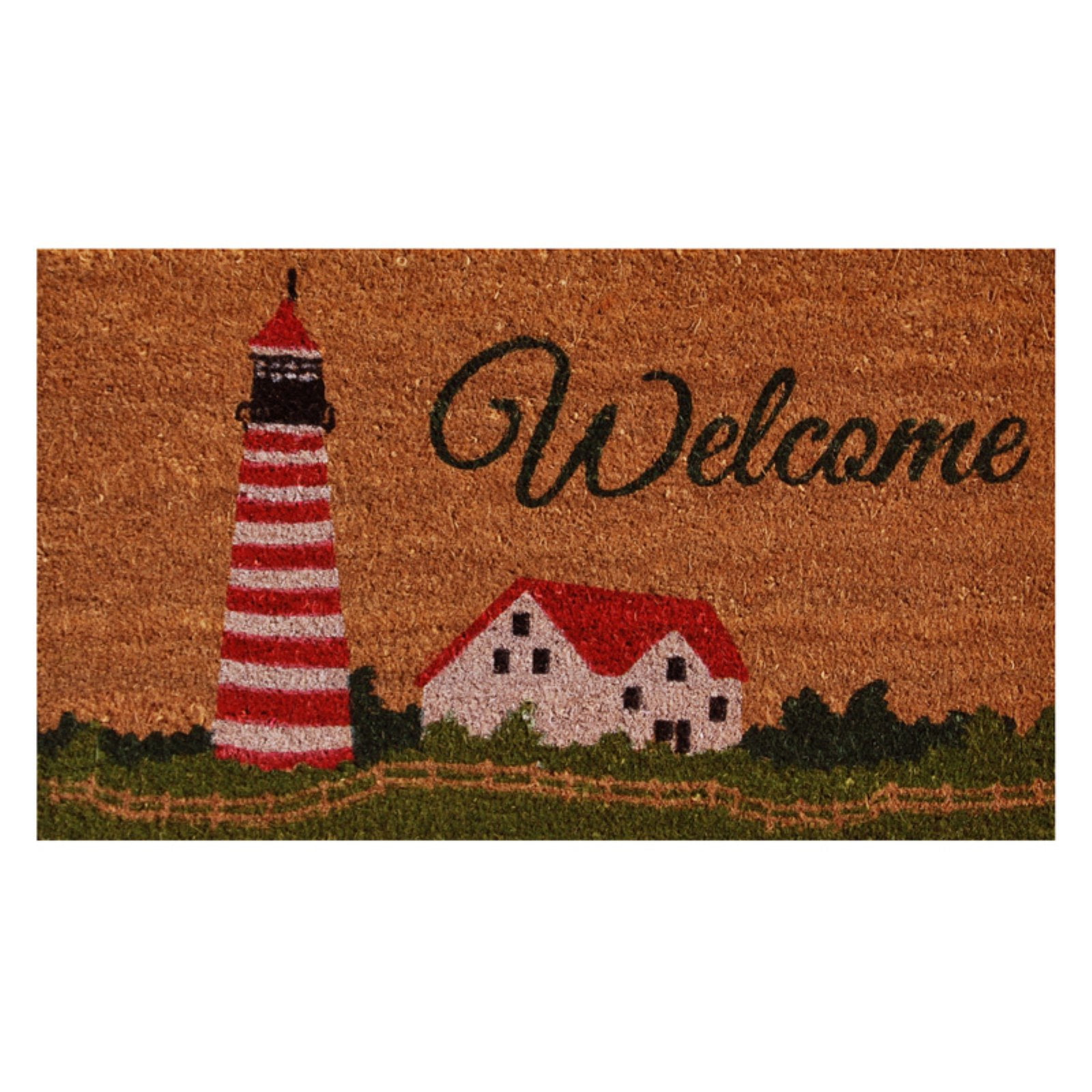Harbor Welcome 29"x17" Coir Rectangular Outdoor Doormat