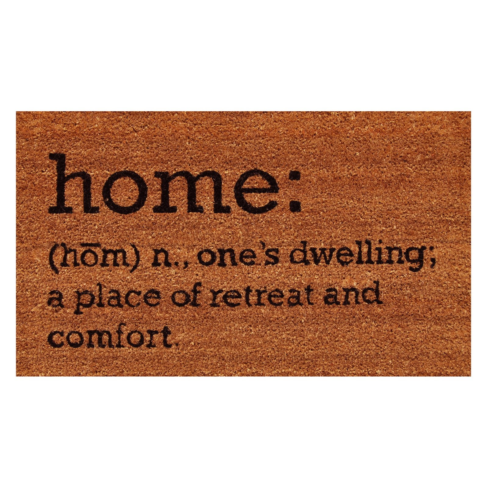 Natural Coir Rectangular Home Definition Doormat