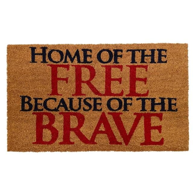 Calloway Mills Home of the Free Outdoor Doormat