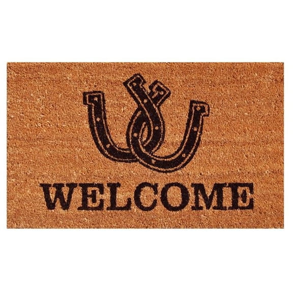 Calloway Mills Horseshoe Welcome Outdoor Doormat