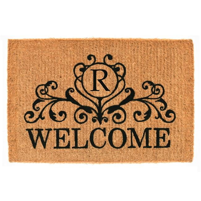 Calloway Mills Kingston Welcome Outdoor Doormat 24" x 36" x 1.5" (Letter R)