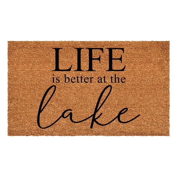 Calloway Mills Lake Life Doormat, 17" x 29"