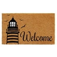 thumbnail image 1 of Calloway Mills Lighthouse Welcome Outdoor Doormat, 17" x 29", 1 of 2