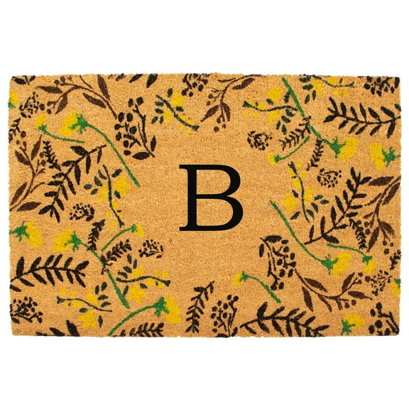 Calloway Mills Lily Bliss Monogram Doormat, 24" x 36" (Letter B)