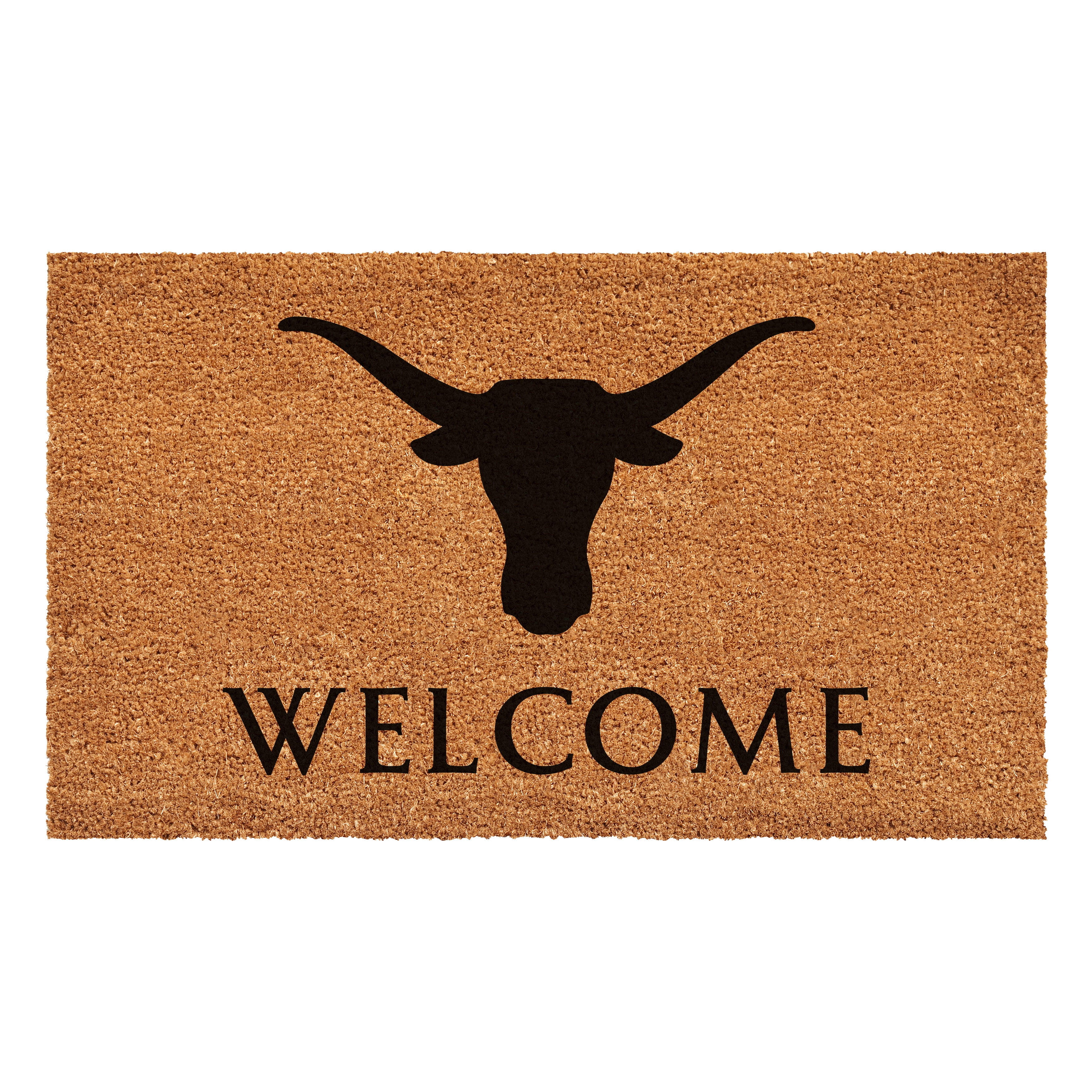 Calloway Mills Longhorn Welcome Doormat, 17" x 29"