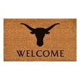 thumbnail image 1 of Calloway Mills Longhorn Welcome Doormat, 24" x 36", 1 of 3