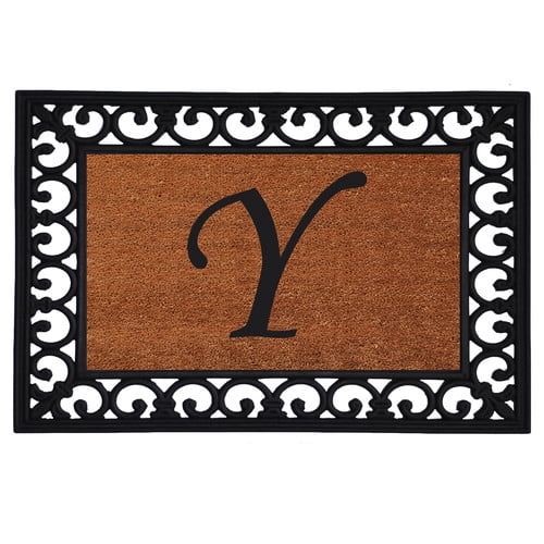 Calloway Mills Monogram Insert Outdoor Doormat 19" x 25" (LETTER Y)