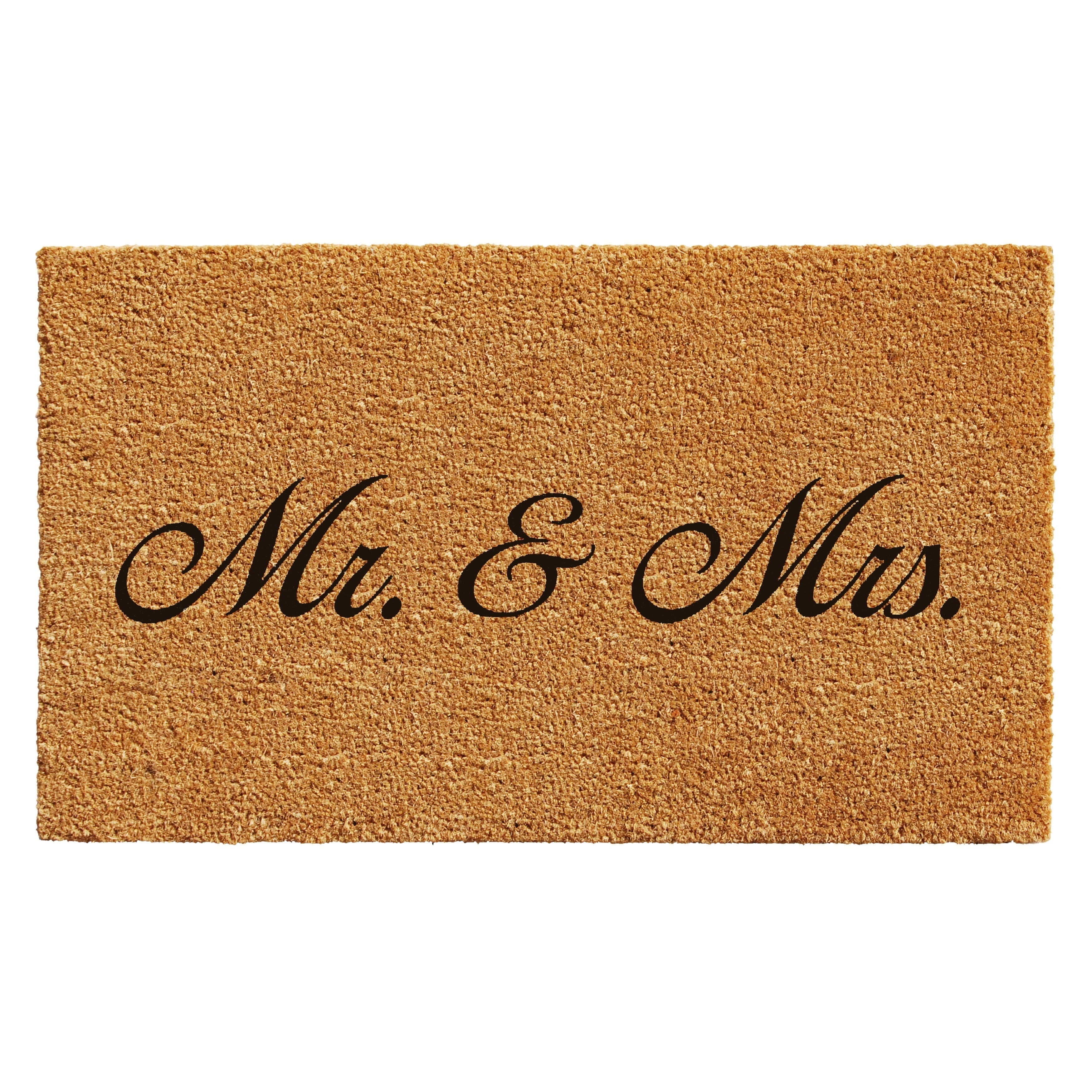 Calloway Mills Mr. & Mrs. Outdoor Doormat