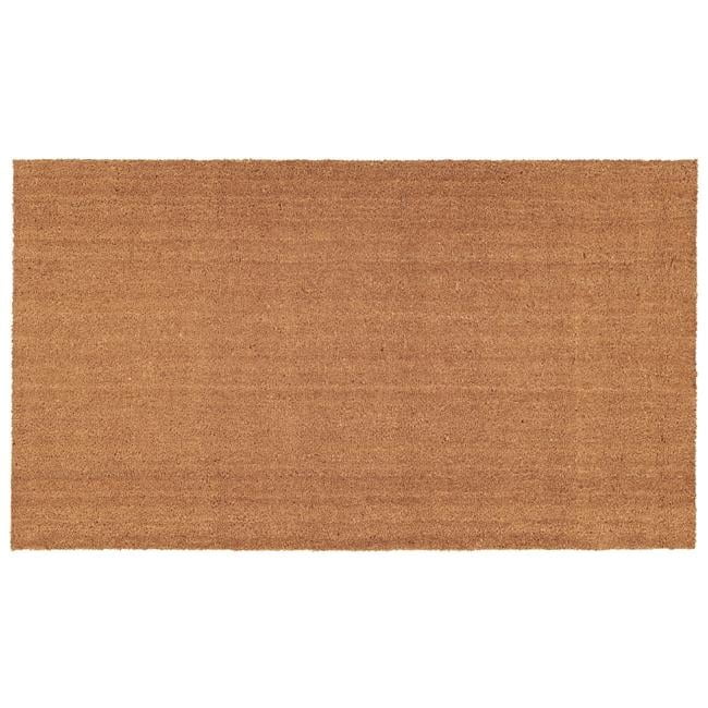 Natural Coir and Vinyl Backed Outdoor Entrance Rug