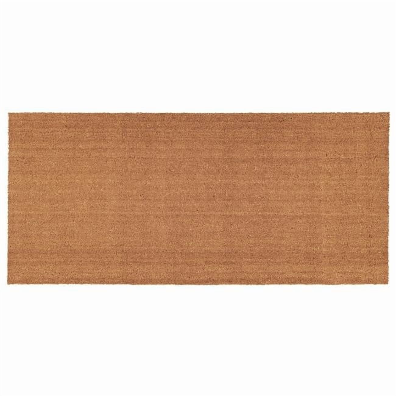 Calloway Mills Natural Coir & Vinyl Outdoor Doormat 2' x 4'