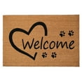 thumbnail image 1 of Calloway Mills Open Heart Paws Doormat, 30" x 48", 1 of 4