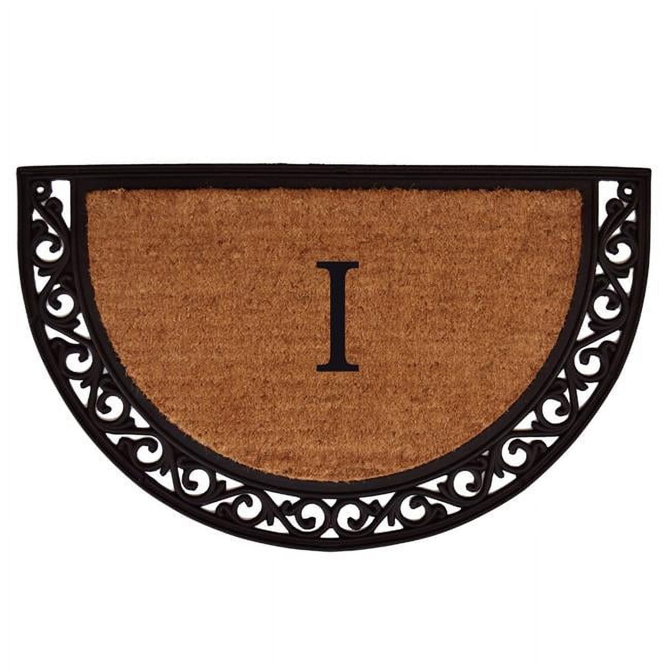 Calloway Mills Ornate Scroll Monogram Outdoor Doormat 2' x 3' (Letter I)