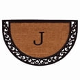 thumbnail image 1 of Calloway Mills Ornate Scroll Monogram Outdoor Doormat 2' x 3' (Letter J), 1 of 5